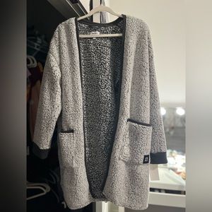 DKNY Long Sherpa Jacket